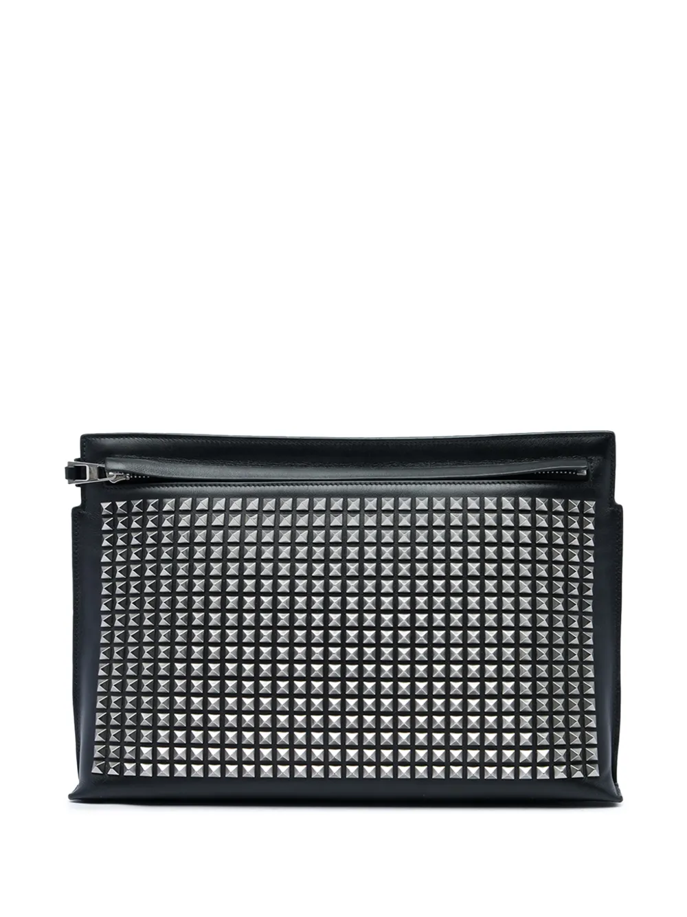 Loewe Pre-Owned pochette T en cuir de veau clouté (2015) - Noir Loewe Pre-Owned pochette T en cuir de veau clouté (2015) - Noir