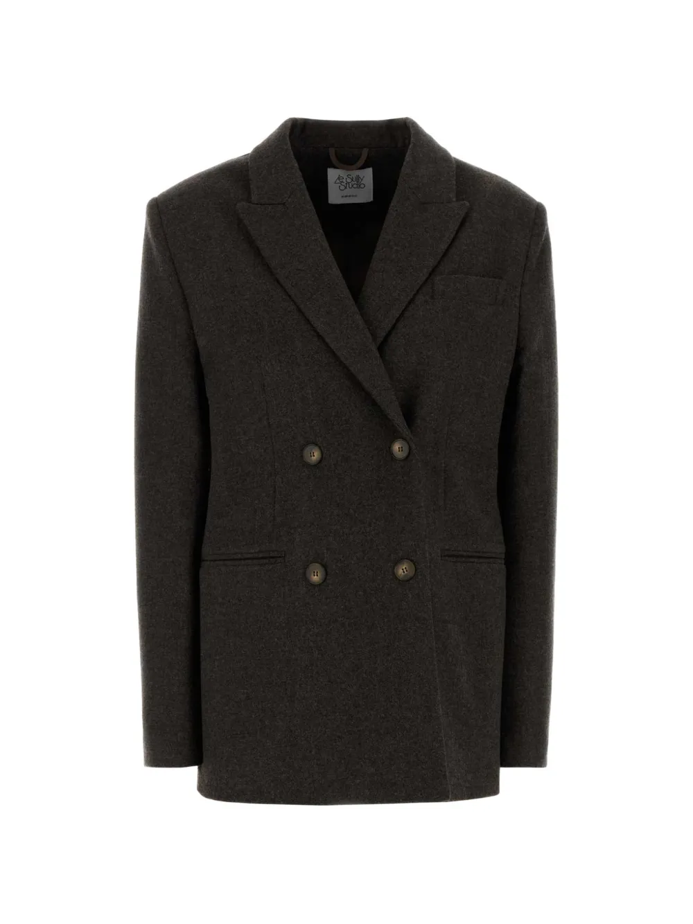 LE SULLY STUDIO double-breasted blazer - Marrone