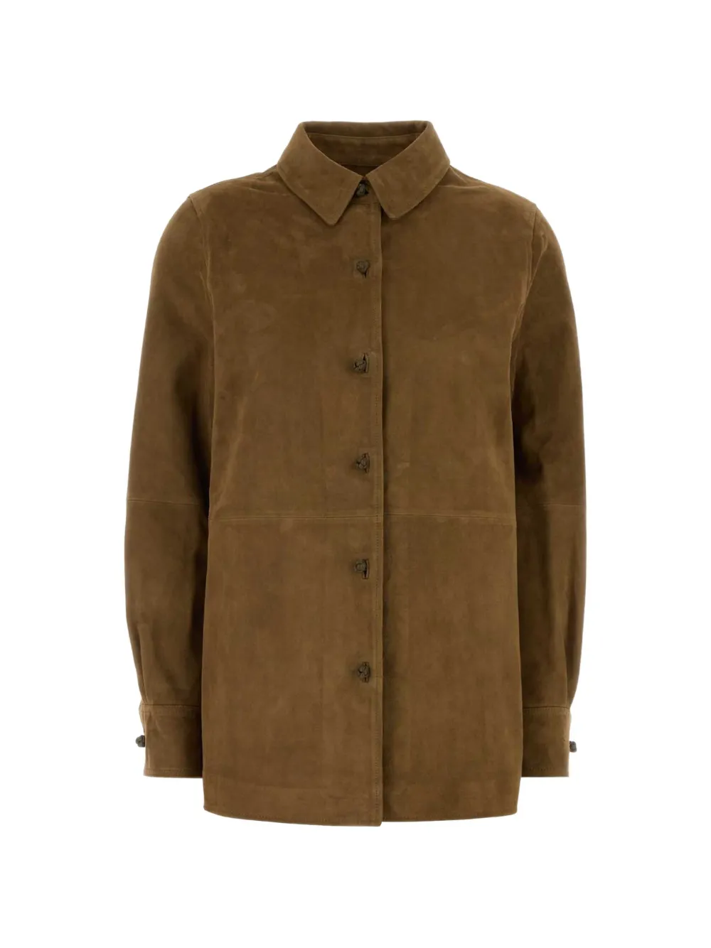 Róhe suede long-sleeve shirt - Marron Róhe suede long-sleeve shirt - Marron