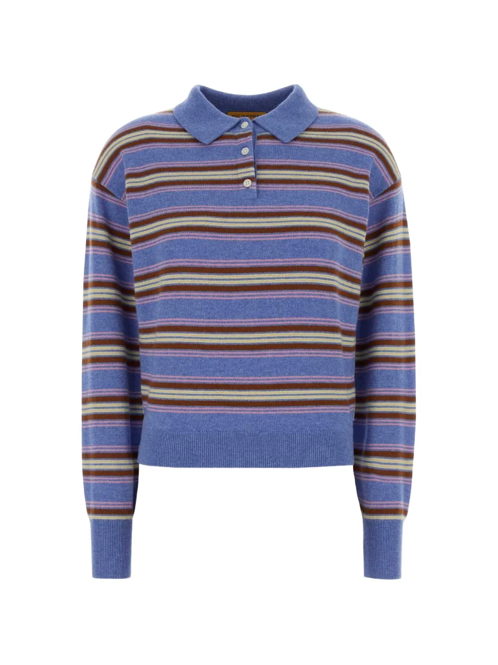 Guest In Residence Collegiate striped cashmere sweater