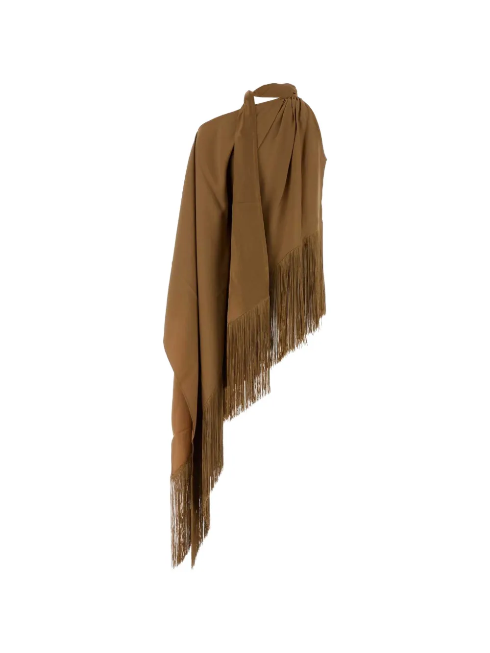 Taller Marmo Atlas fringe-trimmed blouse - Brown