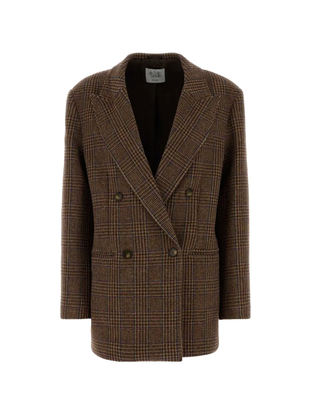 LE SULLY STUDIO double-breasted checked blazer