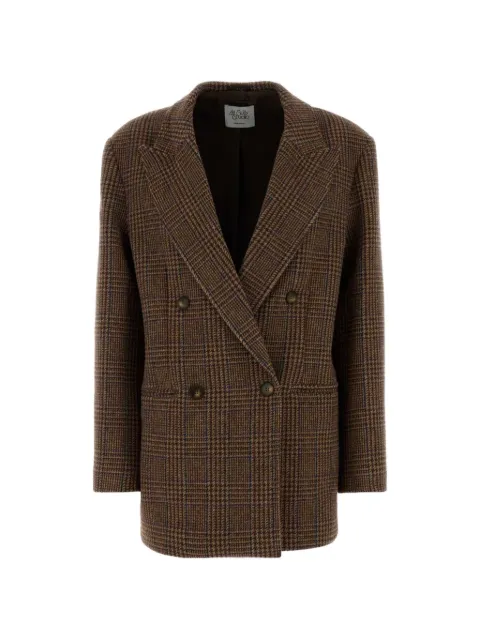 LE SULLY STUDIO double-breasted checked blazer