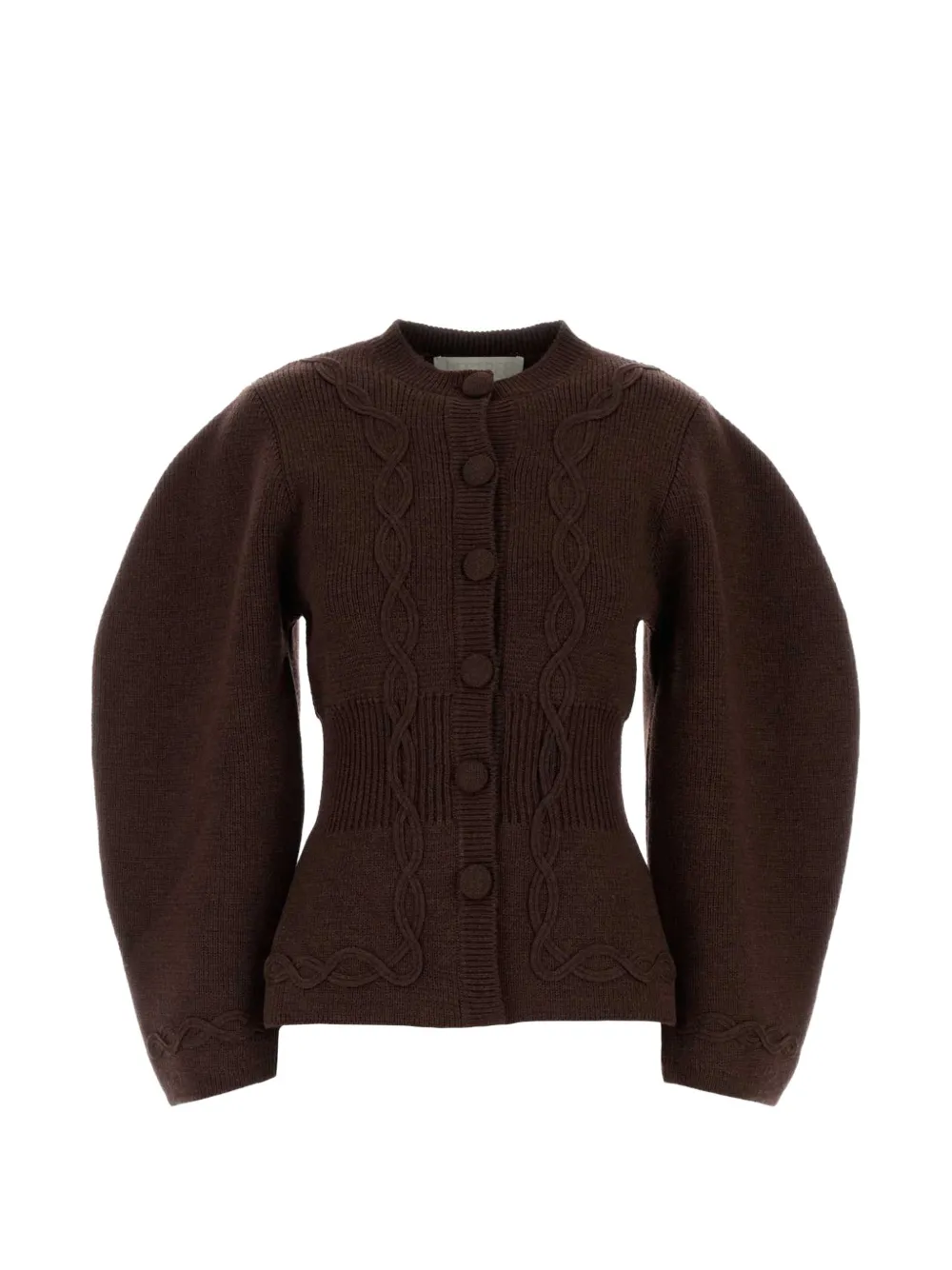 DESTREE Adrian puff-sleeve cardigan