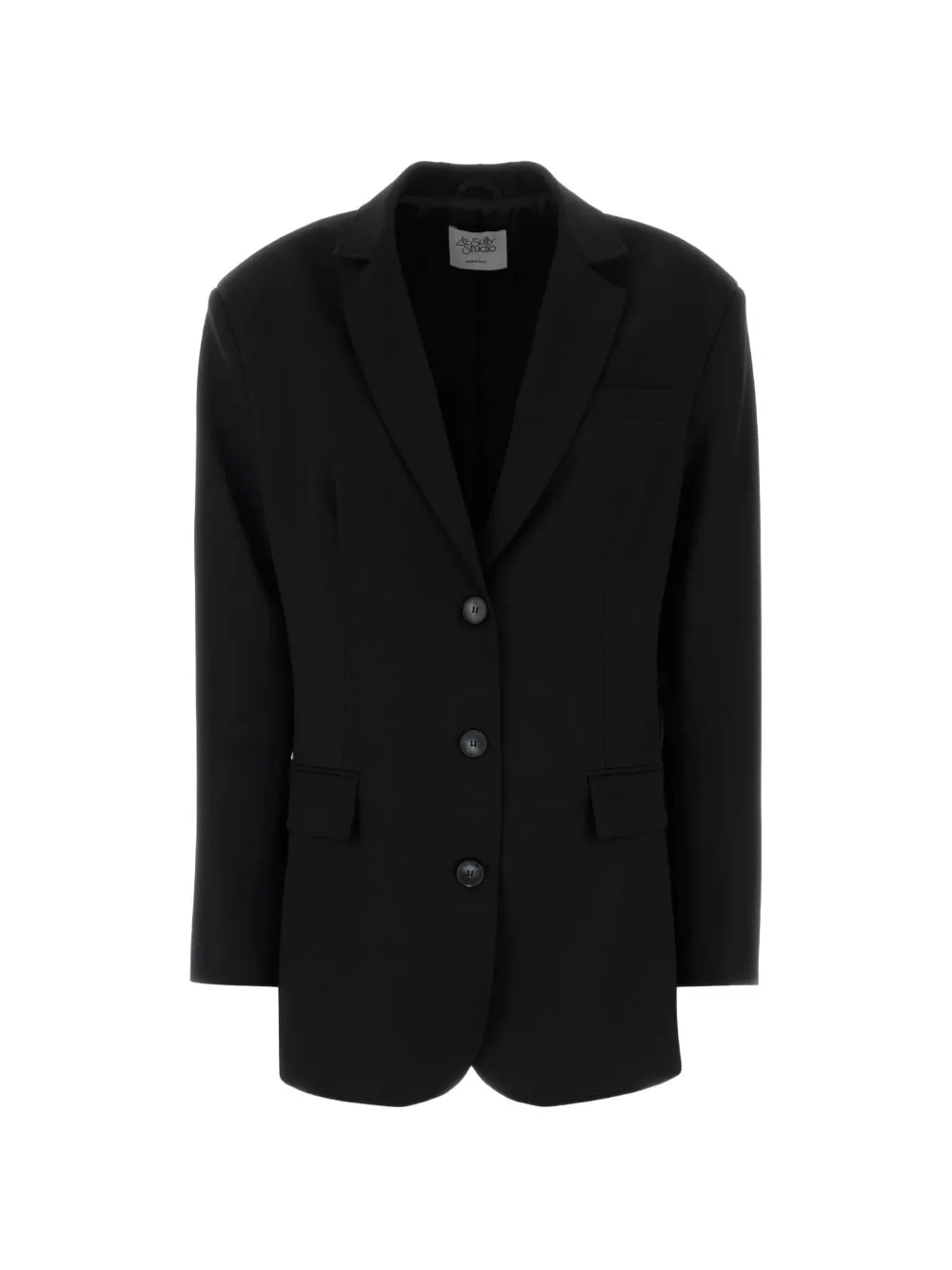 LE SULLY STUDIO single-breasted wool-blend blazer