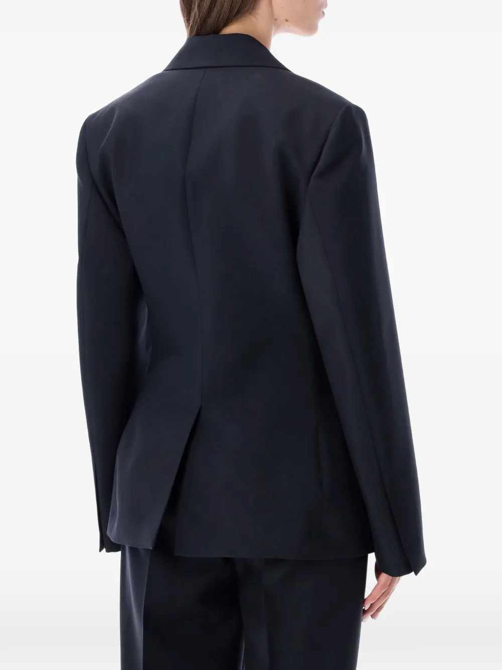 Róhe Peak-lapels Double-breasted Blazer in Blue, view 2