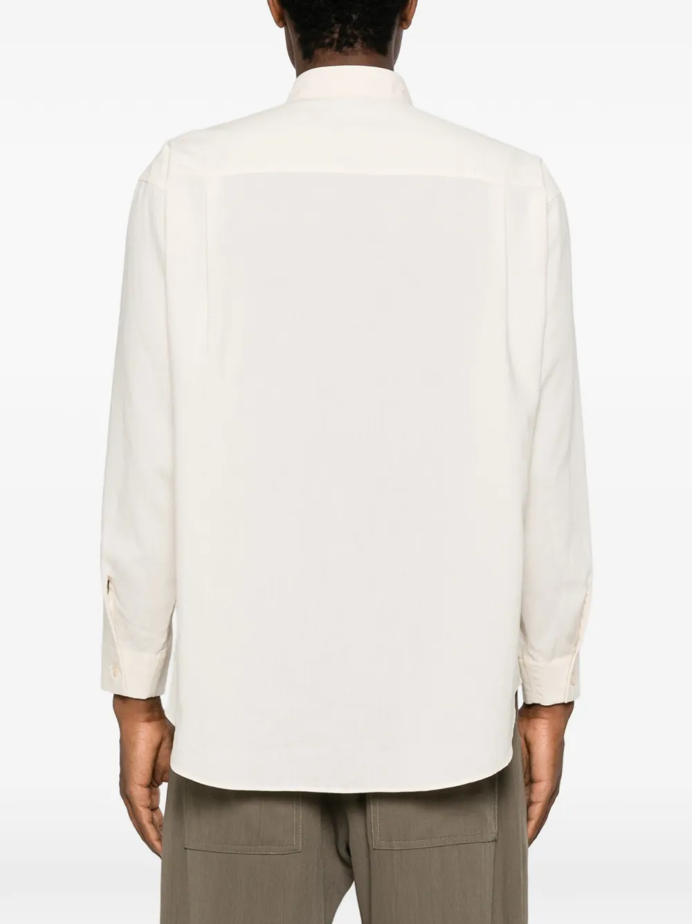 Homme Plissé Issey Miyake Overhemd met knoopsluiting Beige