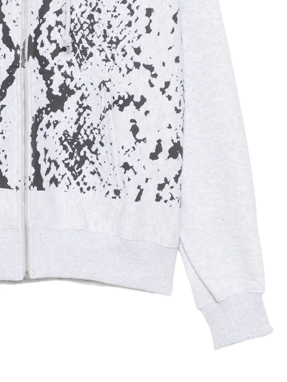 Stüssy Snakeskin zip-up hoodie Grijs