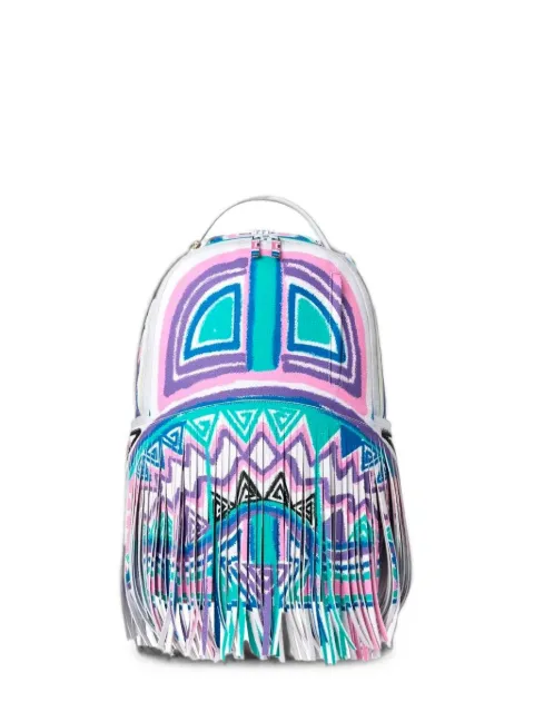 Sprayground fringed graphic-print backpack