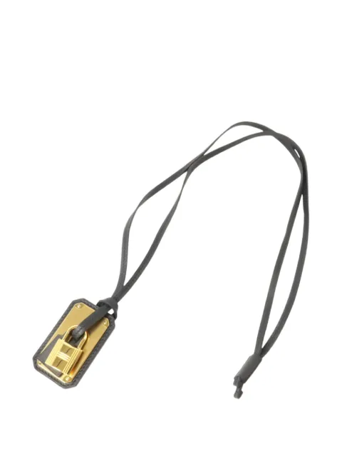 Hermès Pre-Owned Clochette padlock necklace