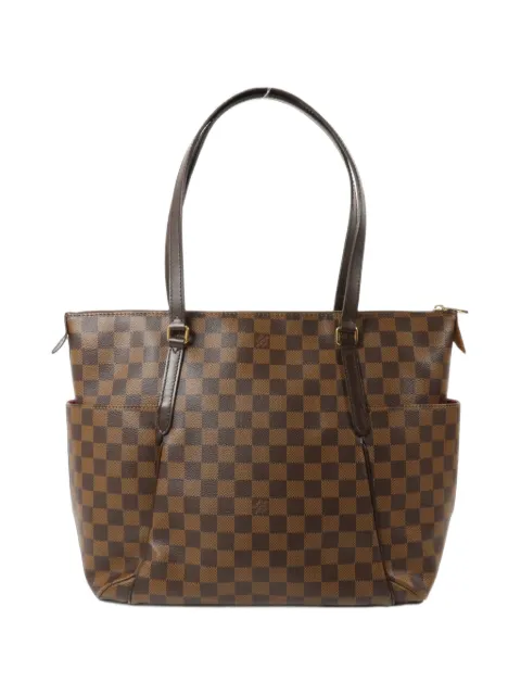 Louis Vuitton Pre-Owned MM Damier Ebene Totally skuldertaske