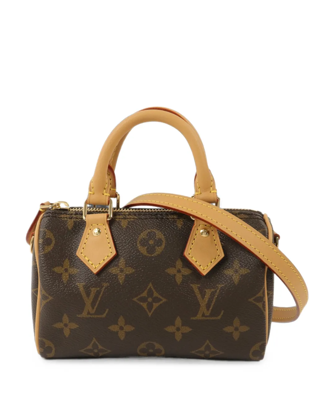 Louis Vuitton Pre-Owned Monogram Nano Speedy shoulder bag - Marrone