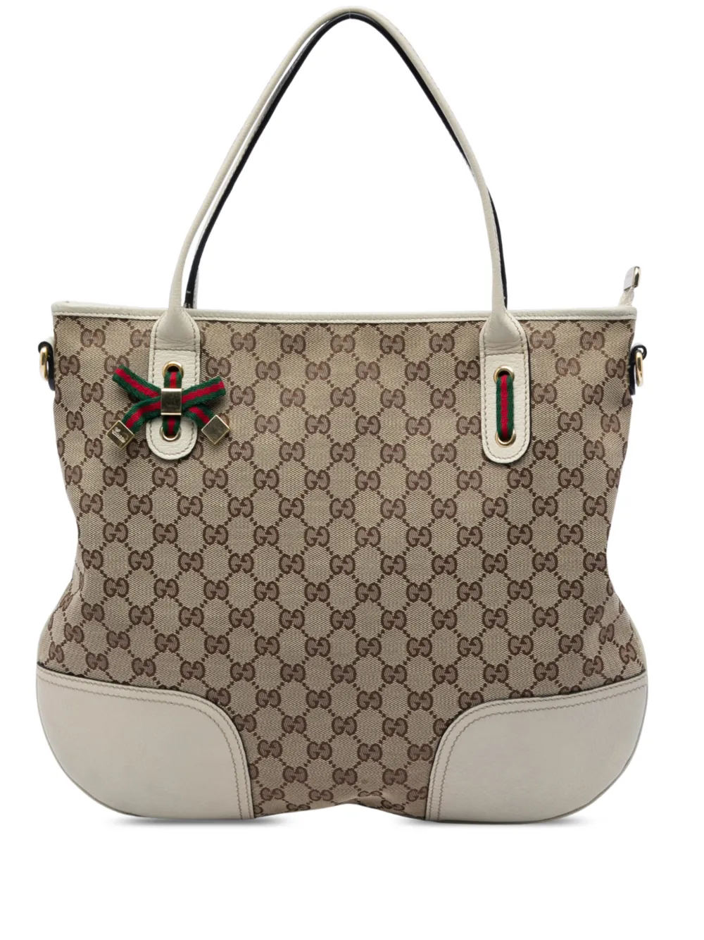 Gucci Pre-Owned 2016-2026 GG Canvas Princy satchel - Nude
