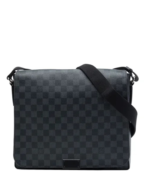 Louis Vuitton Pre-Owned 2014 Damier Graphite District MM crossbody bag