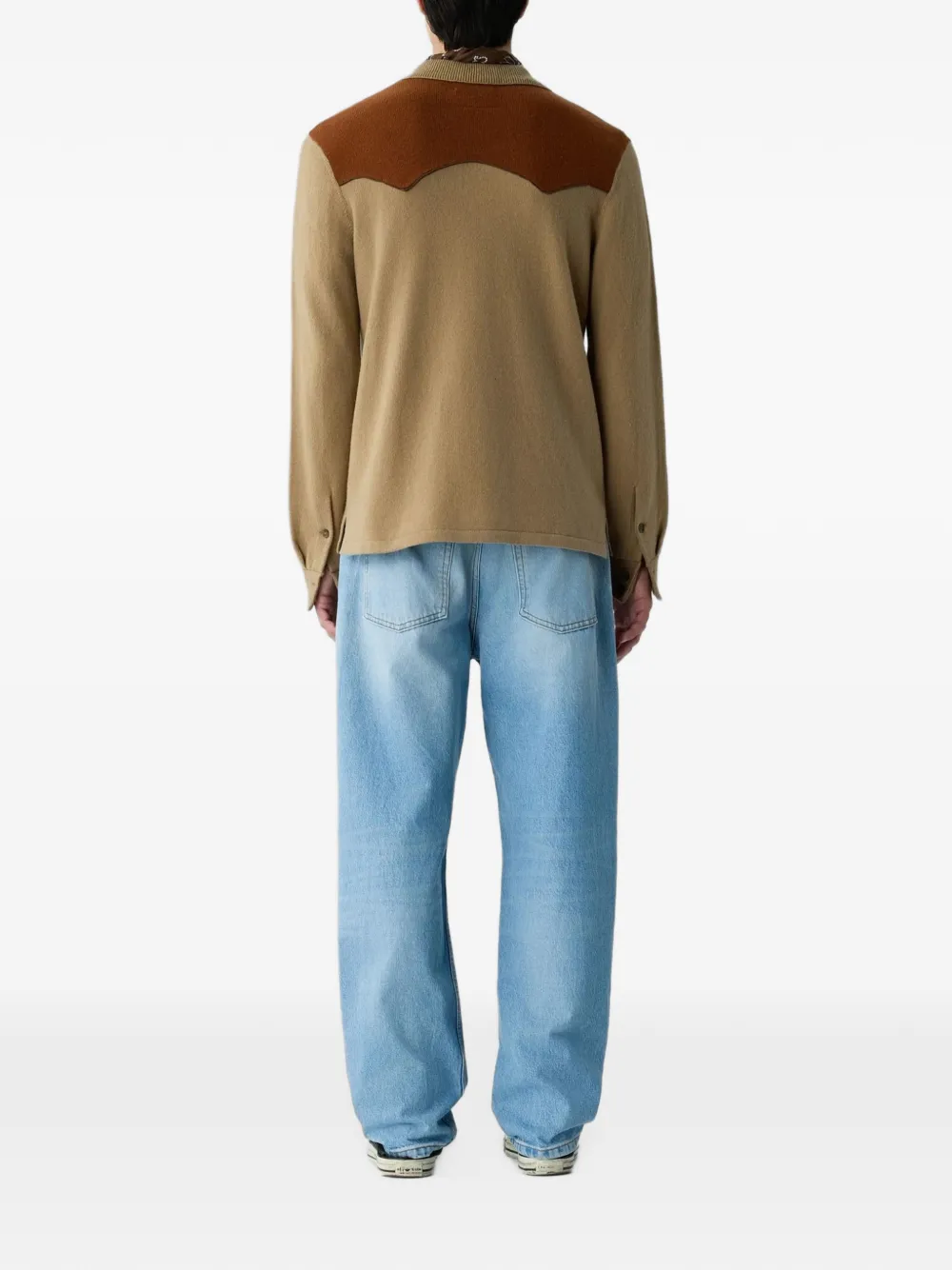 Guest In Residence Western kasjmier overhemd Beige