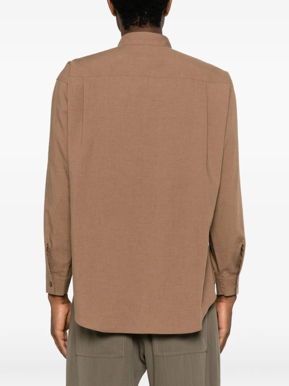 Homme Plissé Issey Miyake Linnen overhemd Bruin
