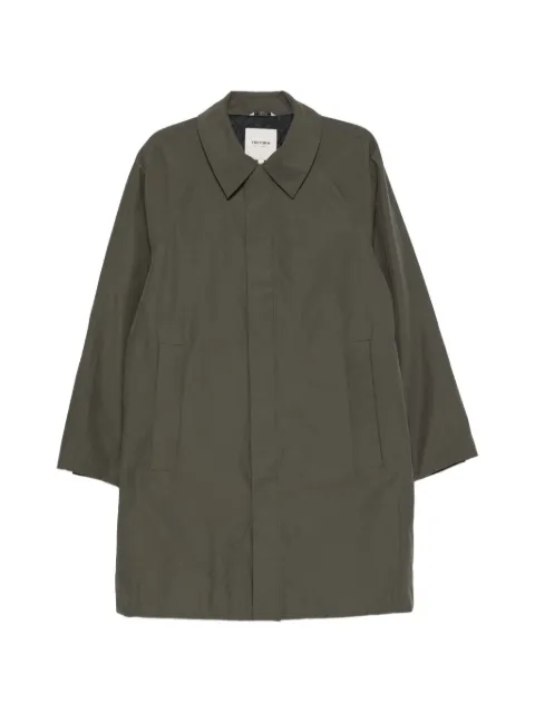 Tretorn concealed-front raglan-sleeve coat