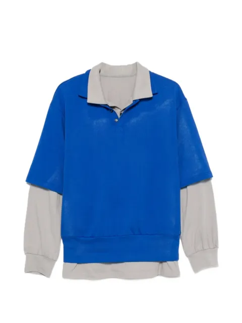 LII layered-effect sweatshirt