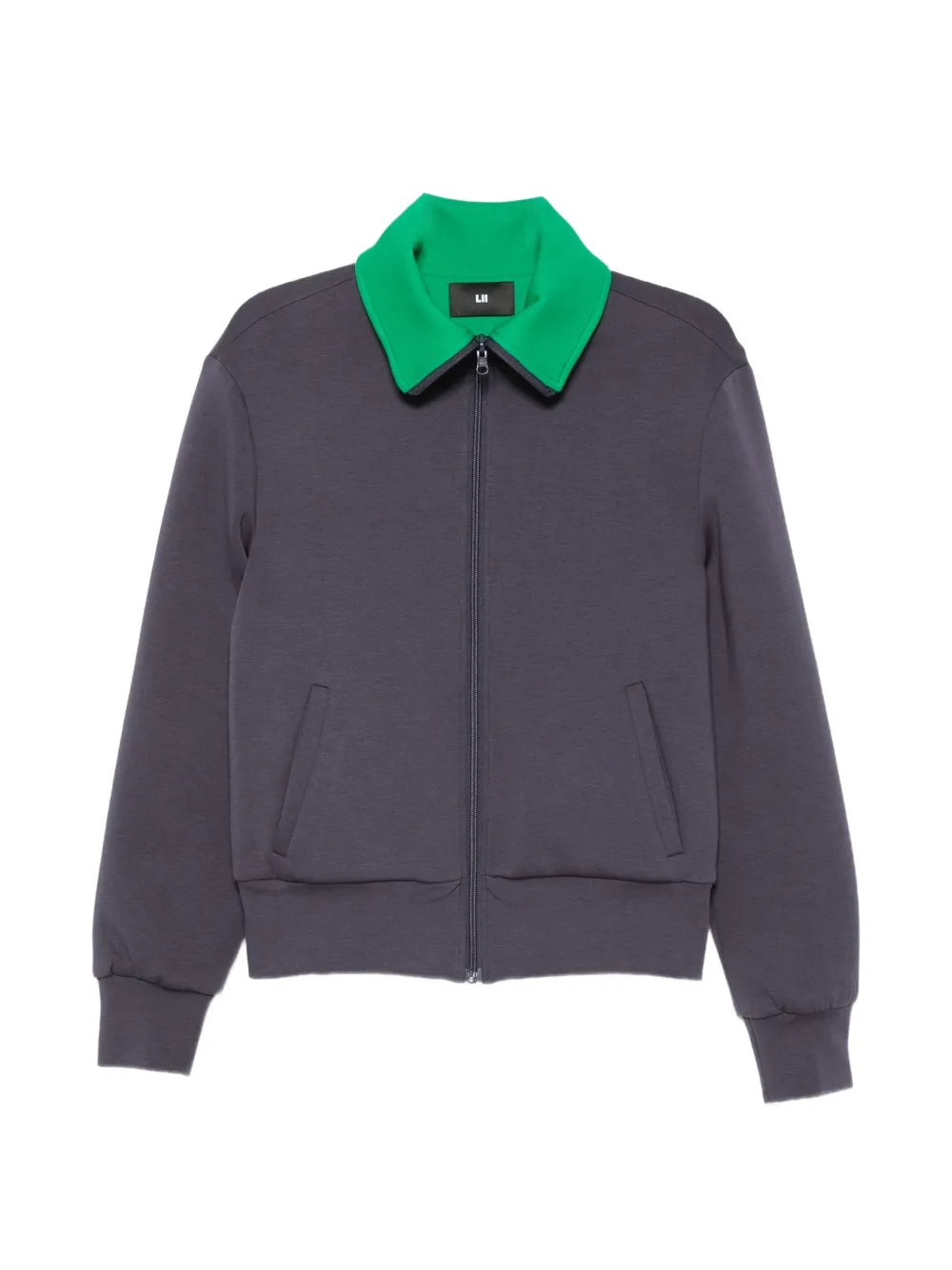LII Maglione a collo alto reversibile con zip - Blu
