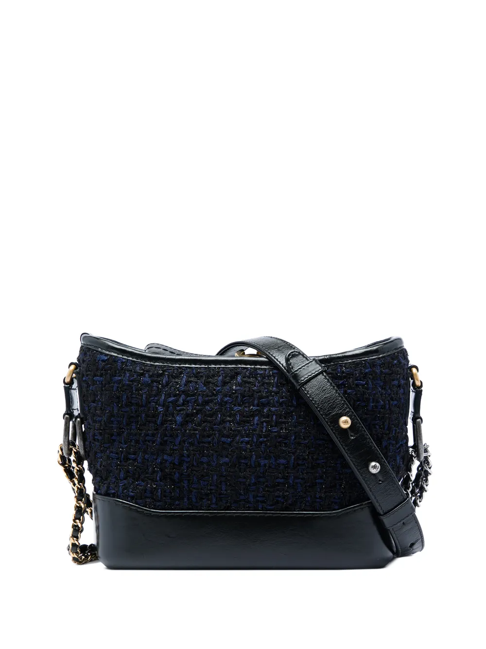 CHANEL Pre-Owned 2018 Small Tweed Gabrielle crossbody bag - Nero