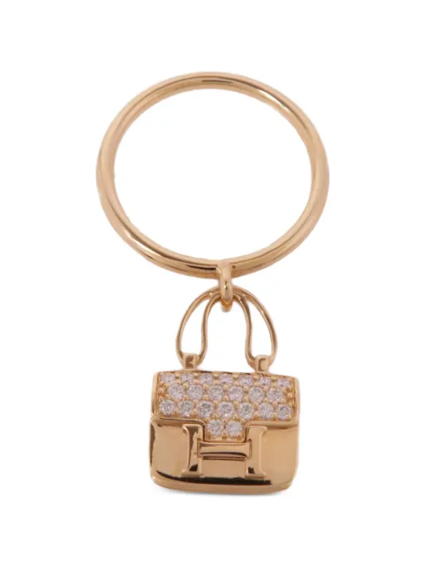 Hermès Pre-Owned anillo Constance con diamantes