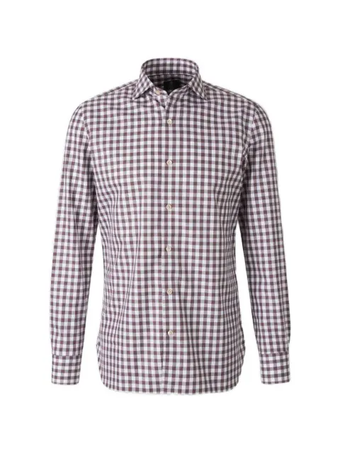 Luigi Borrelli gingham-check shirt