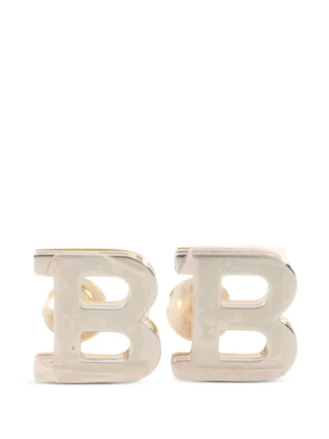 Bally Vintage logo-plaque cufflinks
