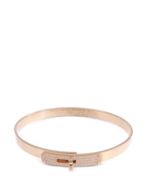 Hermès Pre-Owned bracelet Kelly serti de diamants