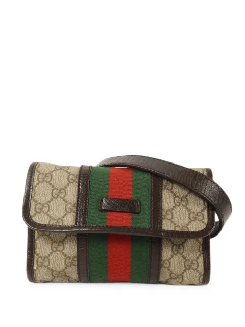 Gucci Pre-Owned GG Supreme Web belt bag