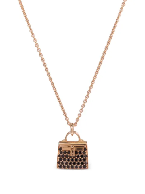 Hermès Pre-Owned Amulettes Kelly spinel necklace