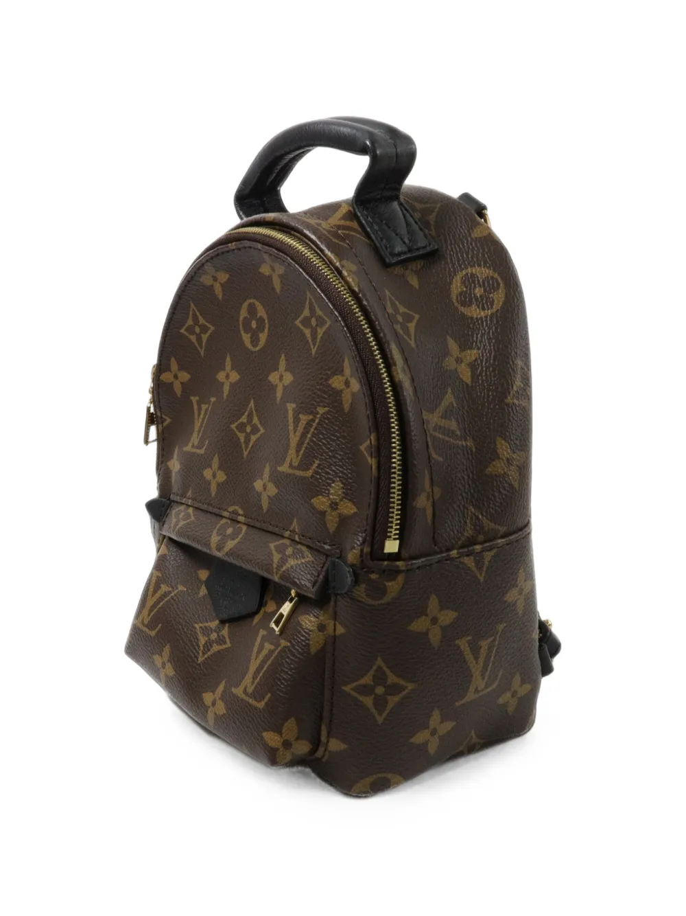 Louis Vuitton Pre-Owned Palm Springs Monogram mini-rugzak Bruin