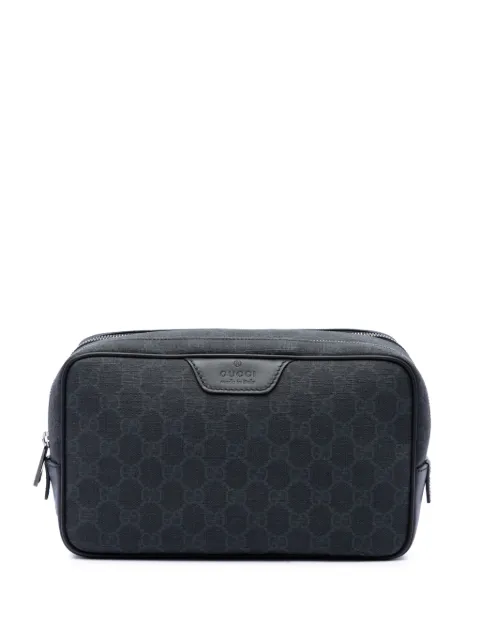 Gucci Pre-Owned estuche de maquillaje GG Supreme Toiletry 2016-2026
