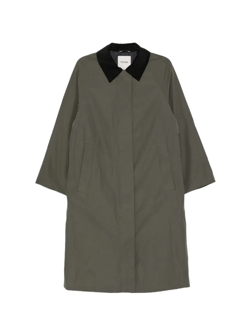 Tretorn storm-flap raglan-sleeve coat - Marrone
