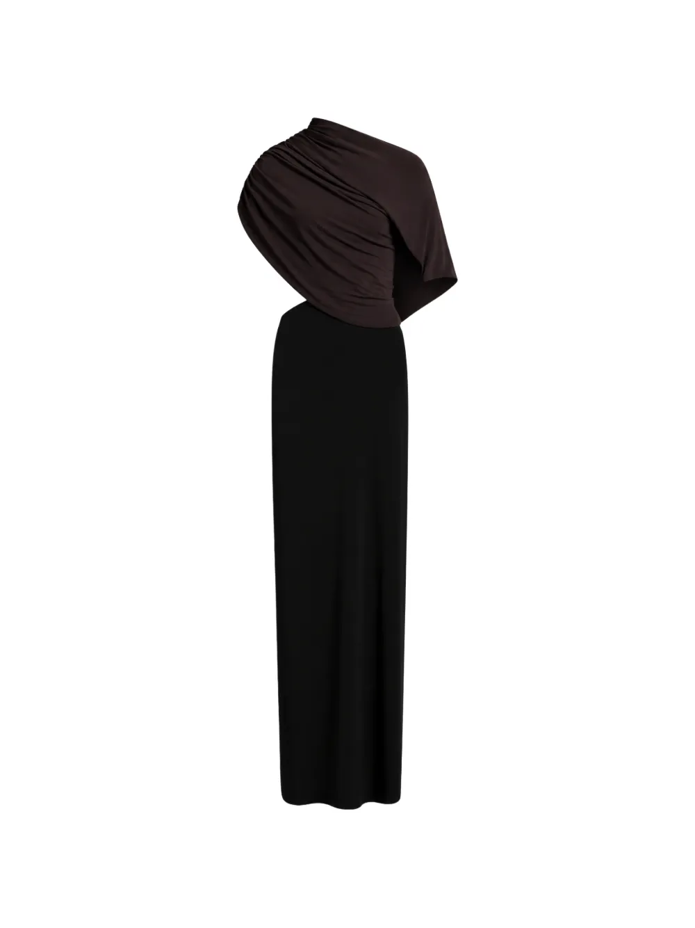 Alberta Ferretti robe courte à design drapée - Noir Alberta Ferretti robe courte à design drapée - Noir