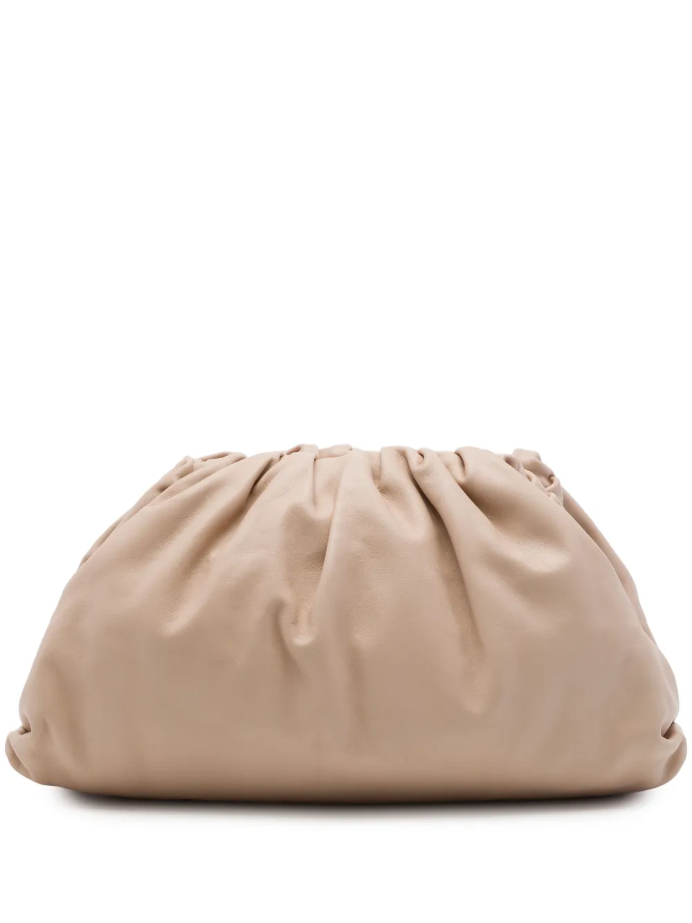 Bottega Veneta Pre-Owned pochette en cuir d'agneau The Pouch (2012-2026) - Marron
