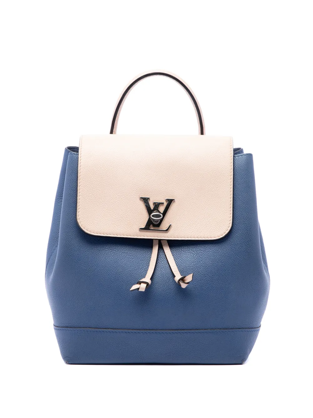 Louis Vuitton Pre-Owned sac à dos Lockme bicolore en cuir Taurillon (2016) - Marron