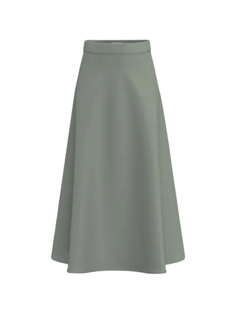 Marella Emme ribbed-knit A-line midi skirt
