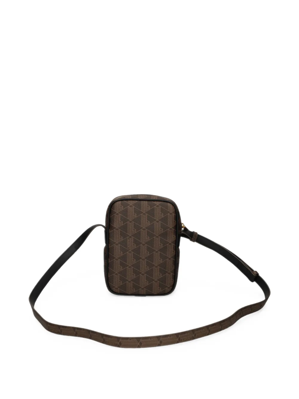 Lacoste Blend Slimline crossbodytas met monogram-print Bruin