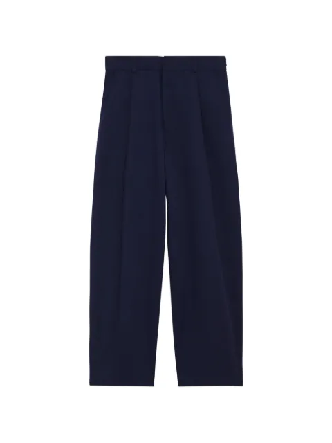 Drôle De Monsieur pleated twill trousers