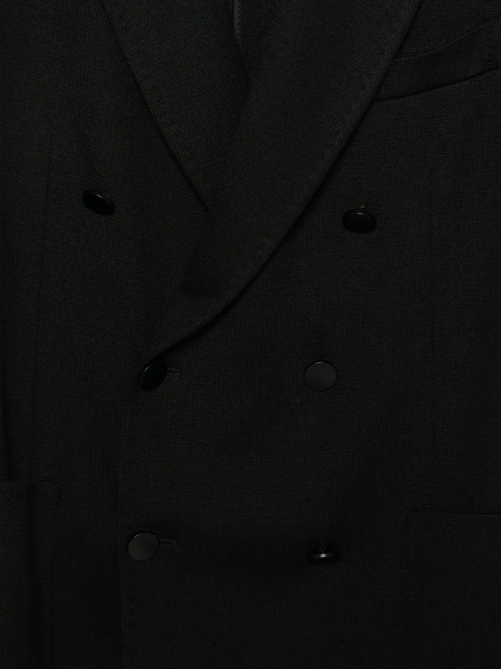 Tagliatore double-breasted peak-lapel blazer Zwart