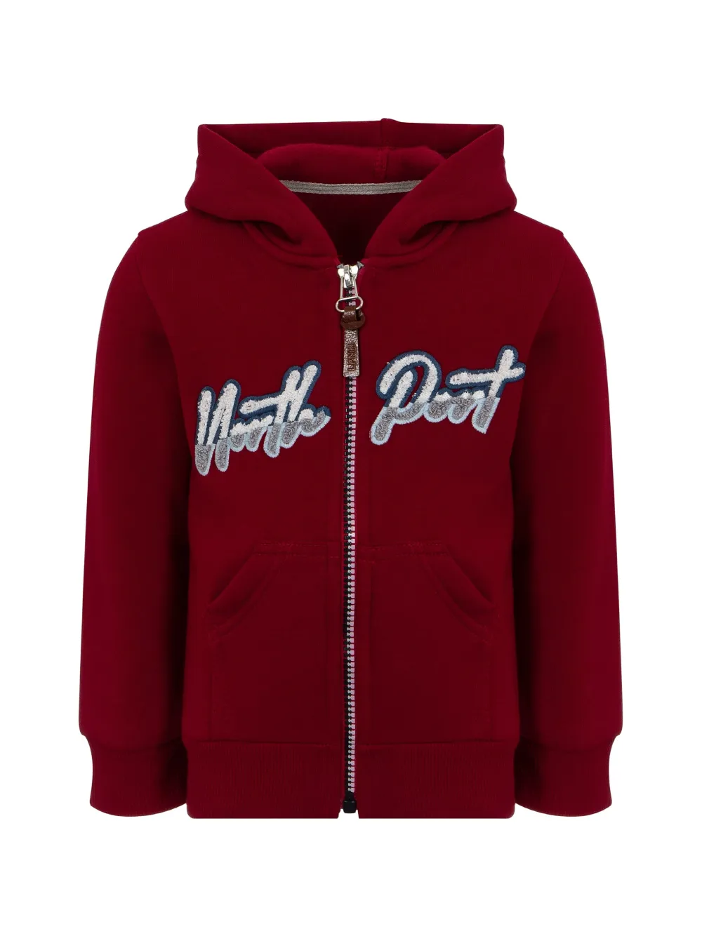 Lapin House Trainingspak met logo-patch en capuchon Rood