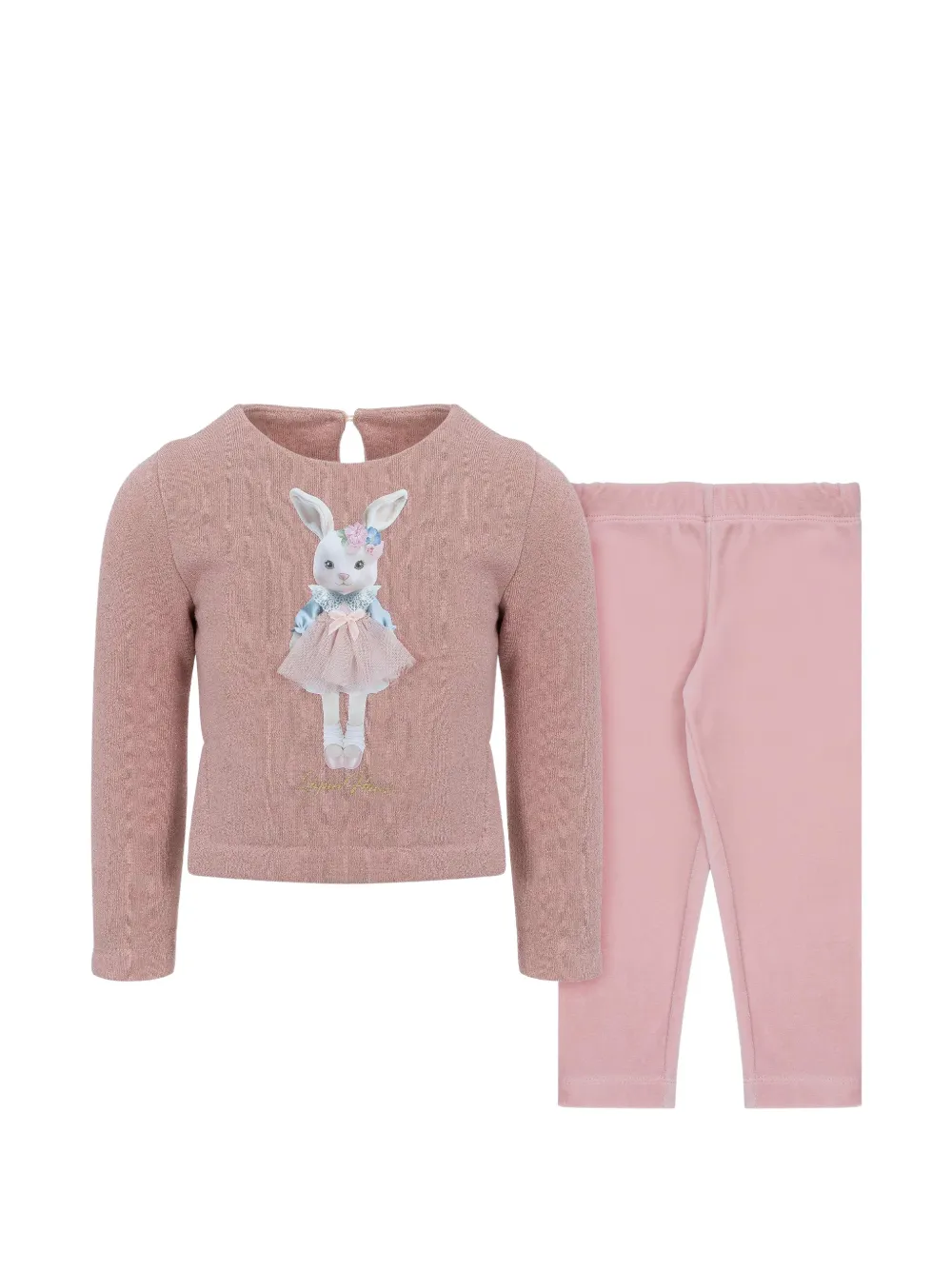 Lapin House rabbit-print tracksuit - Rosa