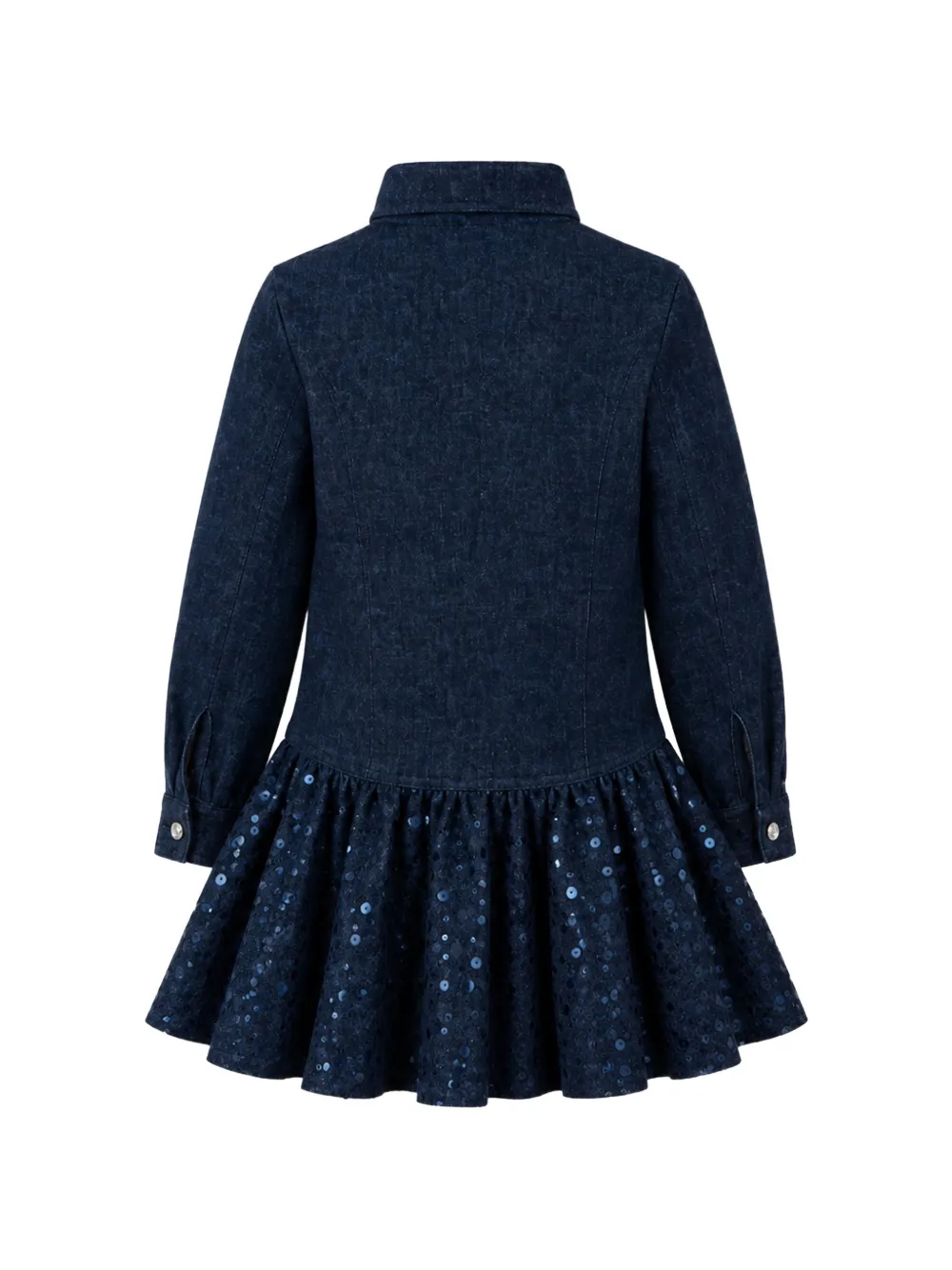 Lapin House Jurk verfraaid met pailletten Blauw