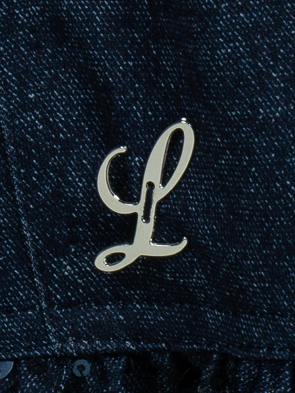 Lapin House Jurk verfraaid met pailletten Blauw