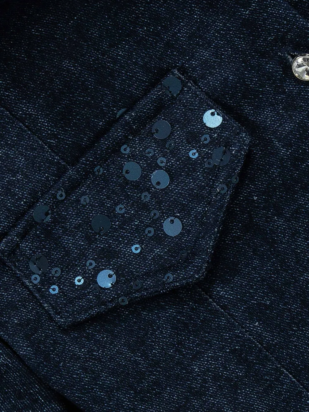 Lapin House Jurk verfraaid met pailletten Blauw