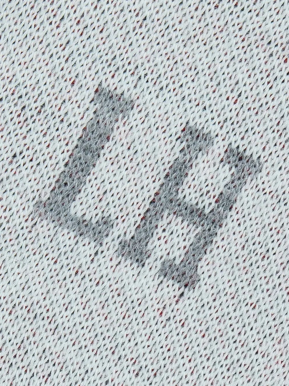 Lapin House Gebreide trui met skiër-intarsia Grijs