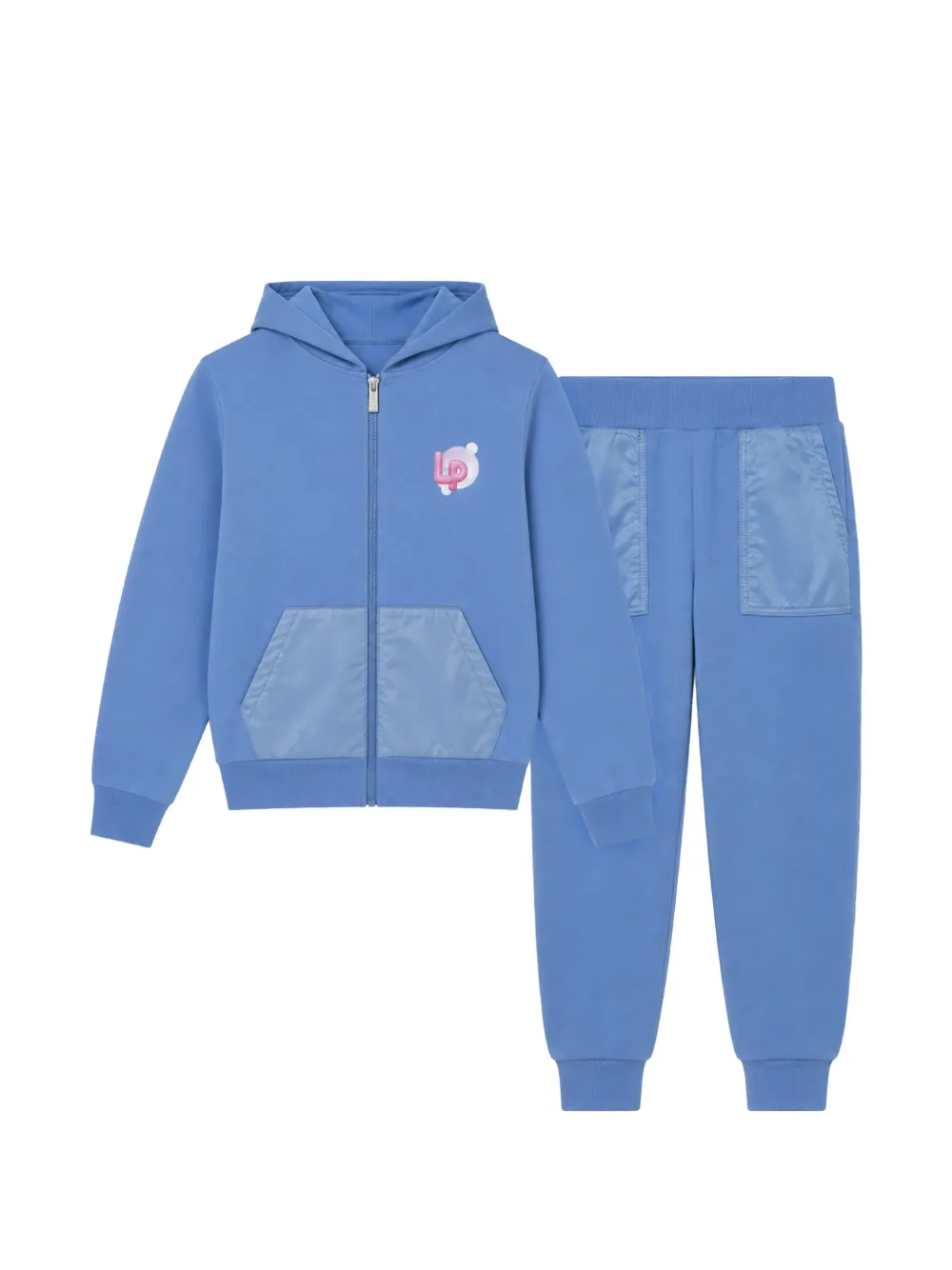 Lapin House logo-print hooded tracksuit - Blu