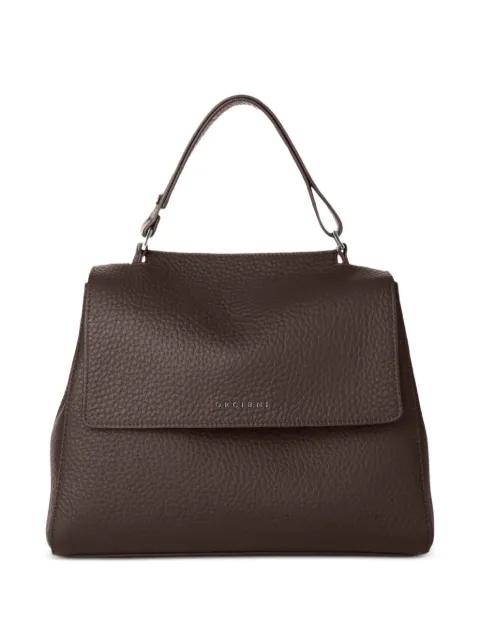 Orciani Midi Sveva Soft leather tote bag