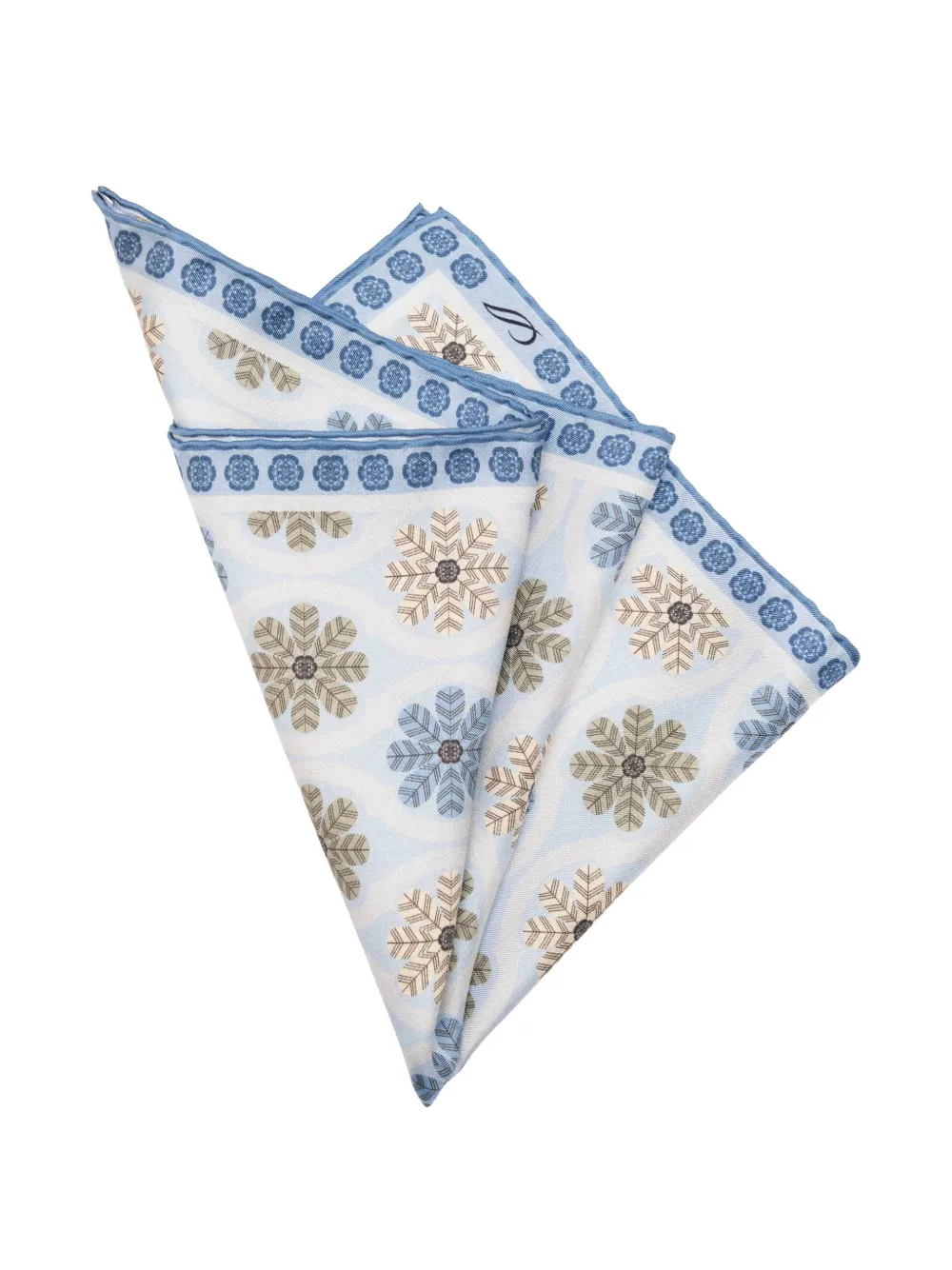 Elizabetta Gargano pochet met bloemenprint Blauw