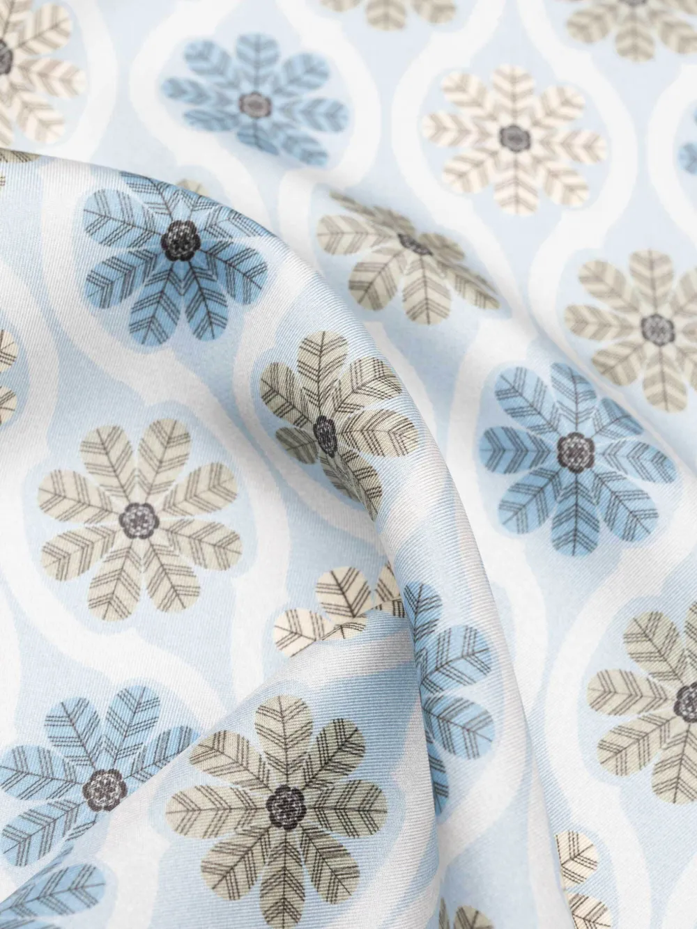 Elizabetta Gargano pochet met bloemenprint Blauw